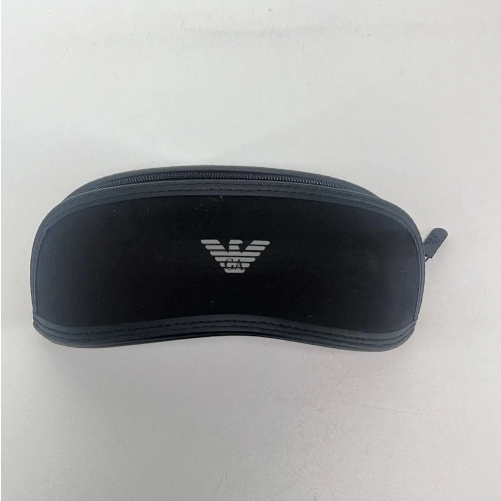 NEW Unused Emporio Armani Black Soft Side Zipped Eyewear Case